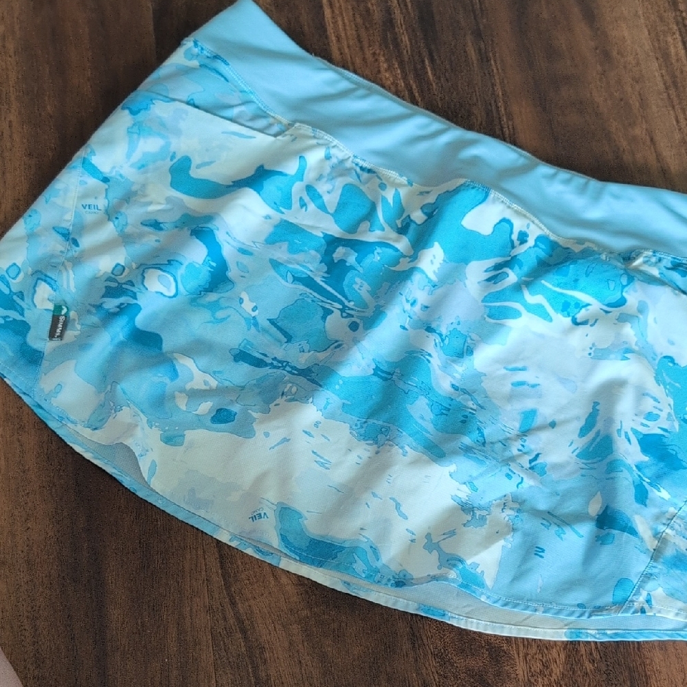 Simms Aqua Blue Women's Mini Skirt